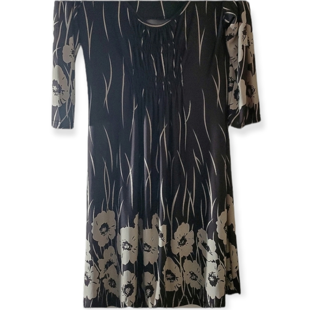 2/$45 Reborn Dress Chocolate Brown Sz L